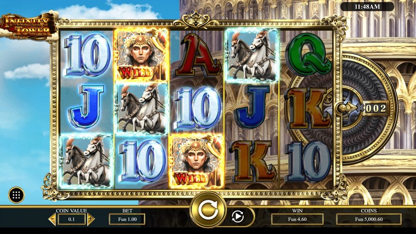 Infinity Tower slot screen 2
