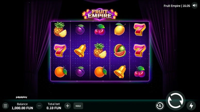 Fruit Empire slot screen 1