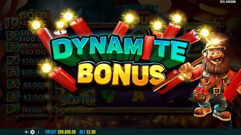 Dynamite Diggin Doug slot screen 3