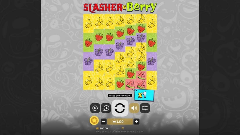 Slasher & Berry slot screen 1