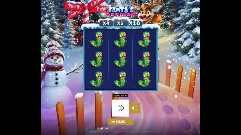 Santa’s Downfall slot screen 2