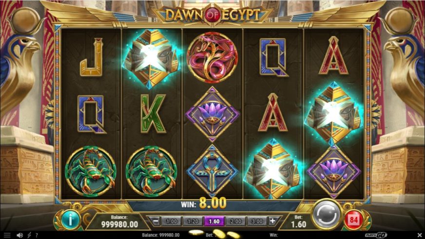 Dawn of Egypt slot screen 2