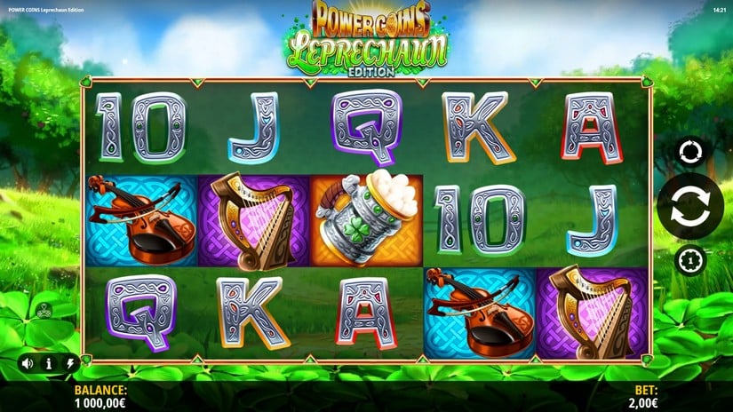 Power Coins Leprechaun Edition slot screen 3