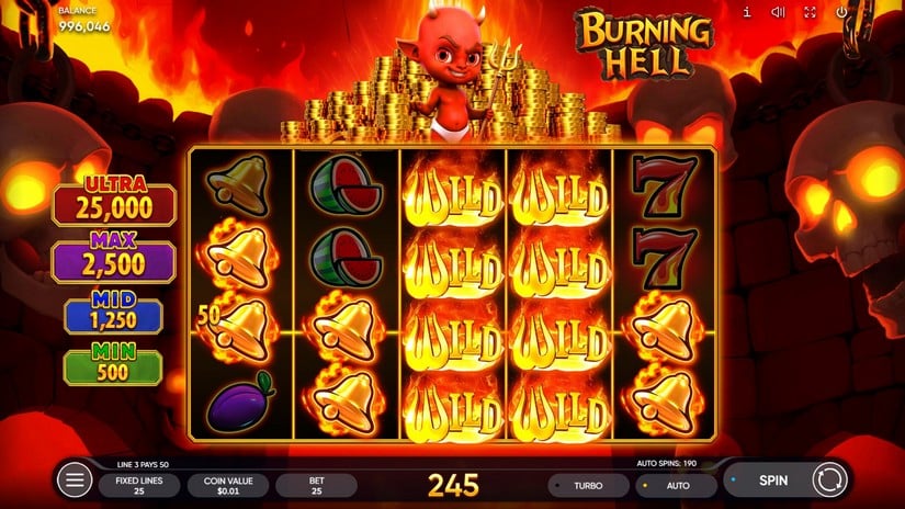 Burning Hell slot screen 3