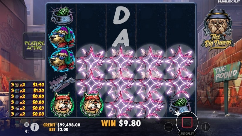 The Big Dawgs slot screen 3