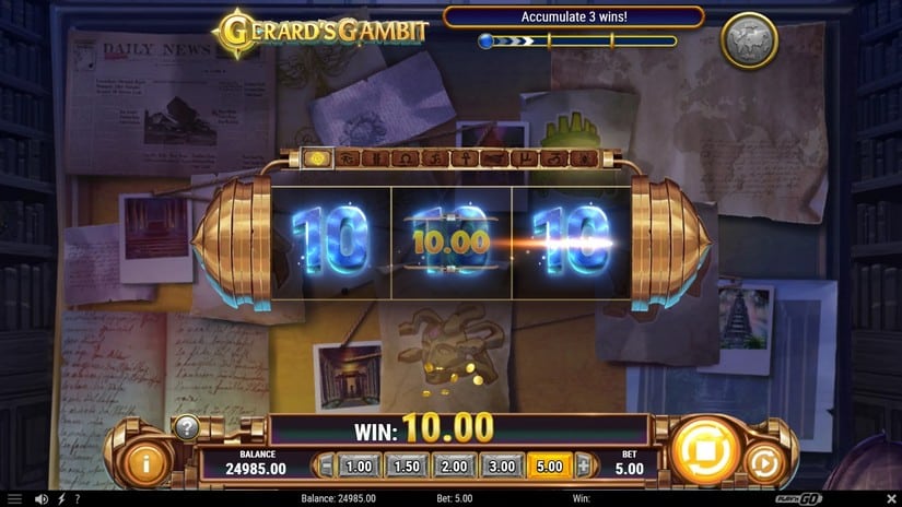 Gerard’s Gambit slot screen 2