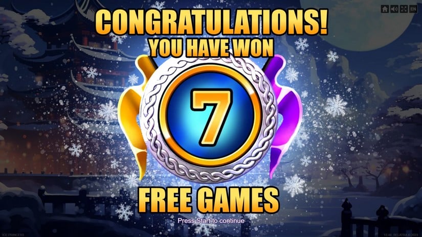 Ice Princess slot screen 3