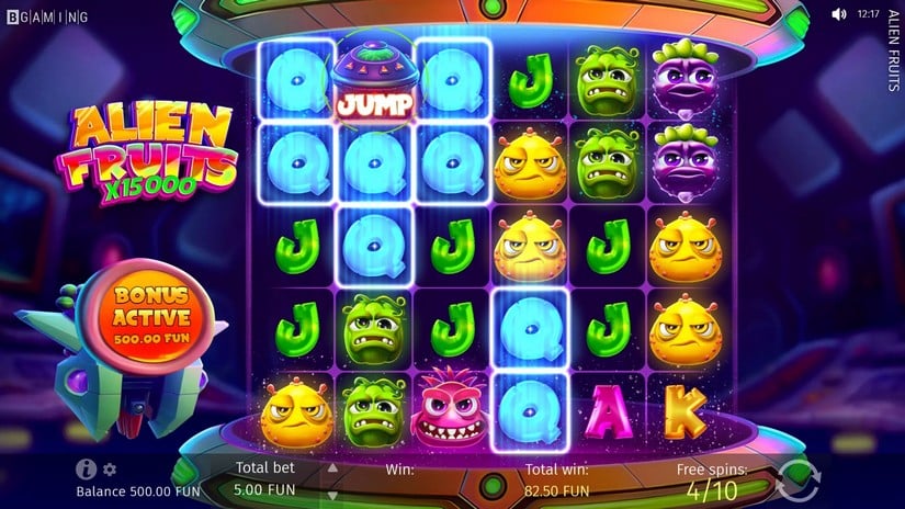Alien Fruits slot screen 5