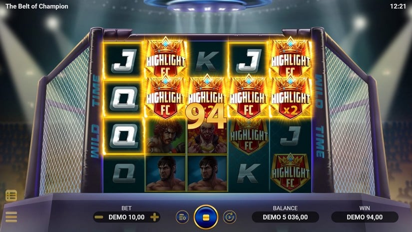 The Belt of Champion slot screen 3