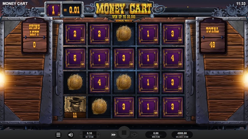 Money Cart Bonus Reels slot screen 4