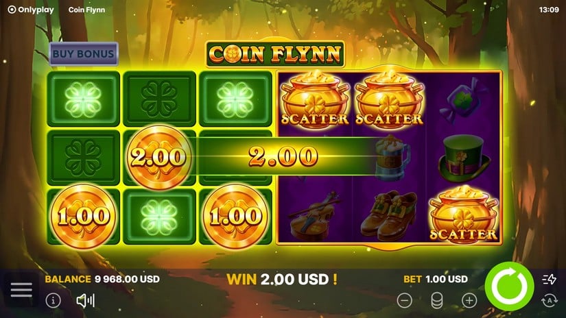 Coin Flynn slot screen 2
