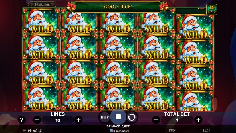 Wild Santa 2 slot screen 6