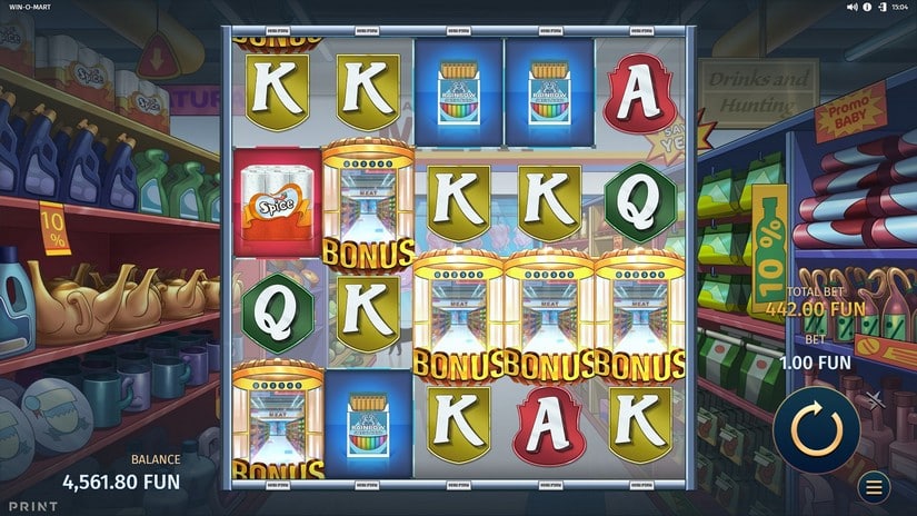 Win-O-Mart slot screen 3