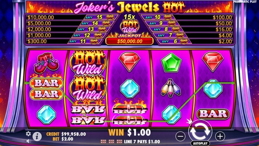 Joker’s Jewels Hot slot screen 3