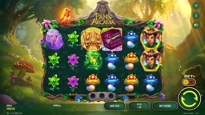 Pan’s Arcadia slot screen 1