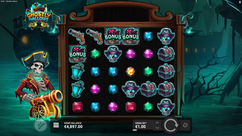 Ghostly Hallows slot screen 2