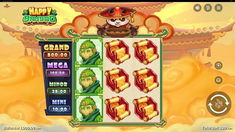 Happy Bamboo slot screen 1
