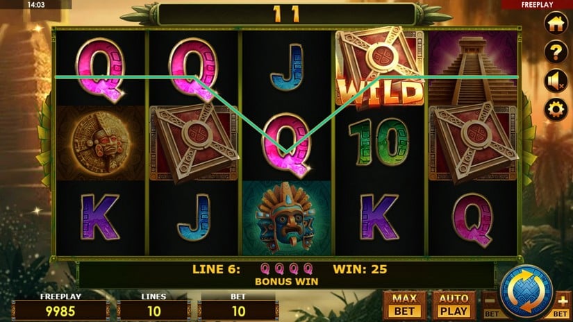 Book of Montezuma slot screen 3