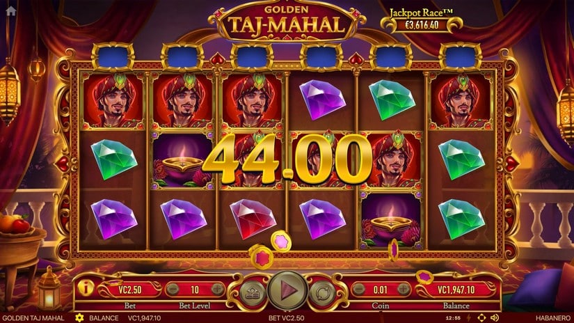 Golden Taj Mahal slot screen 4