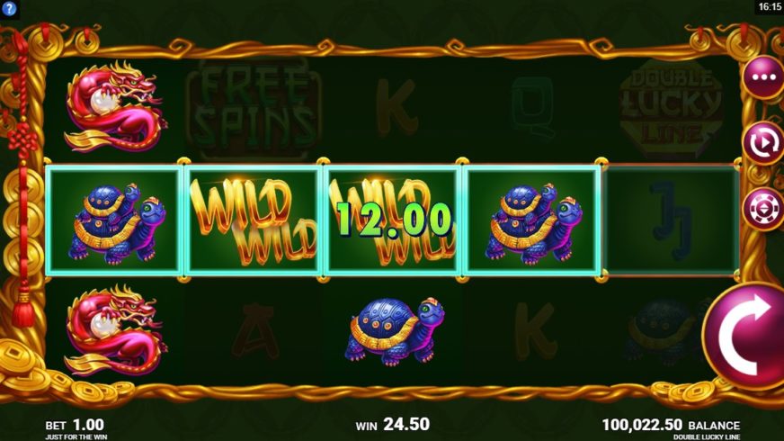 Double Lucky Line slot screen 2