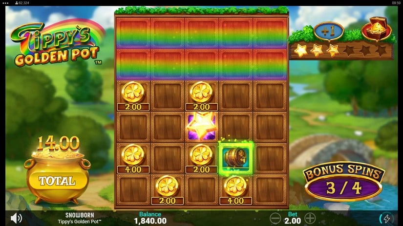 Tippy’s Golden Pot slot screen 4