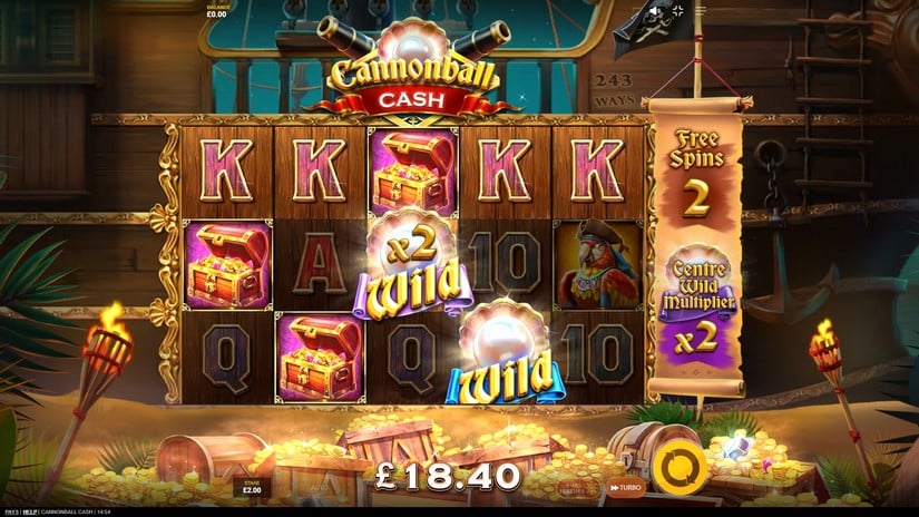 Cannonball Cash slot screen 5