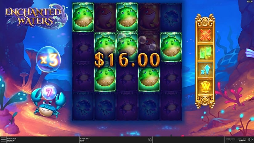 Enchanted Waters slot screen 5