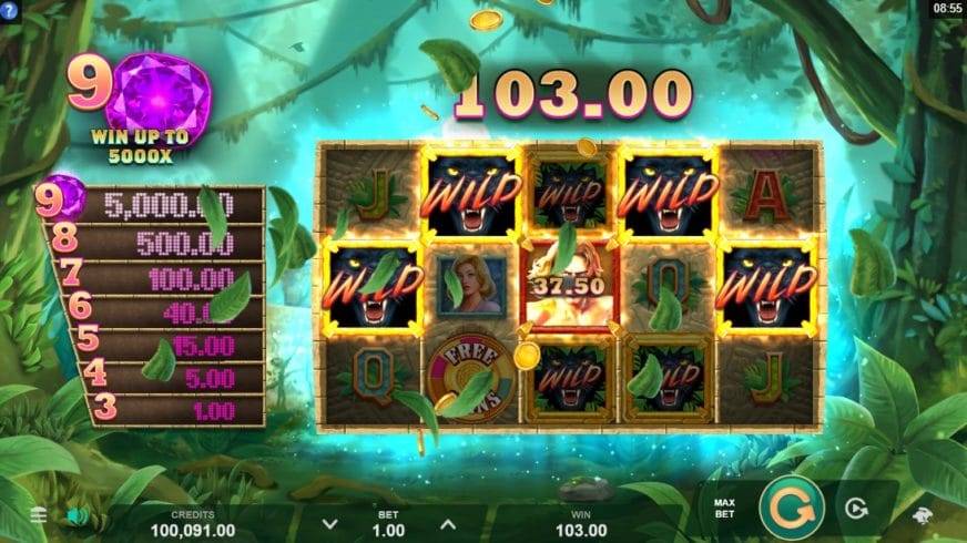 Tarzan and the Jewels of Opar slot screen 3