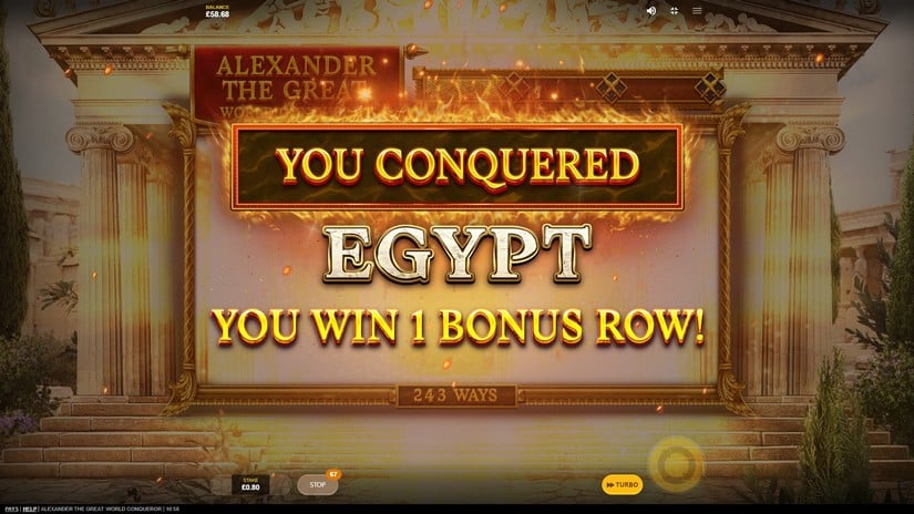 Alexander the Great: World Conqueror slot screen 5