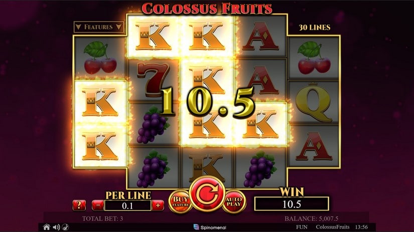 Colossus Fruits slot screen 2