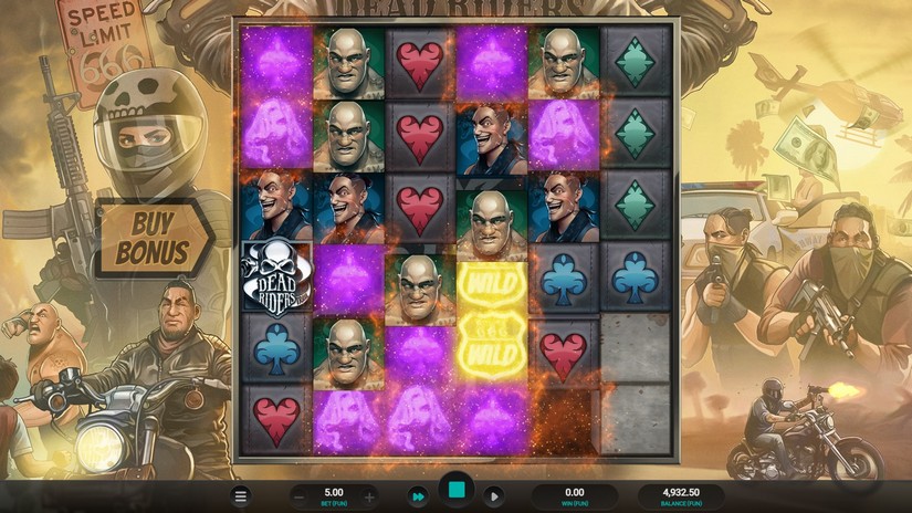 Dead Riders Trail slot screen 2