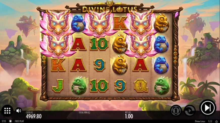 Divine Lotus slot screen 2