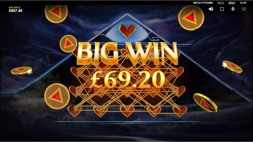 Mega Pyramid slot screen 3