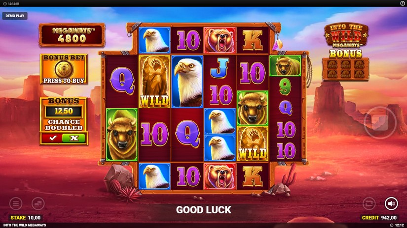 Into the Wild Megaways slot screen 2