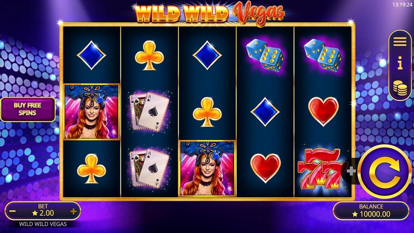 Wild Wild Vegas slot screen 1