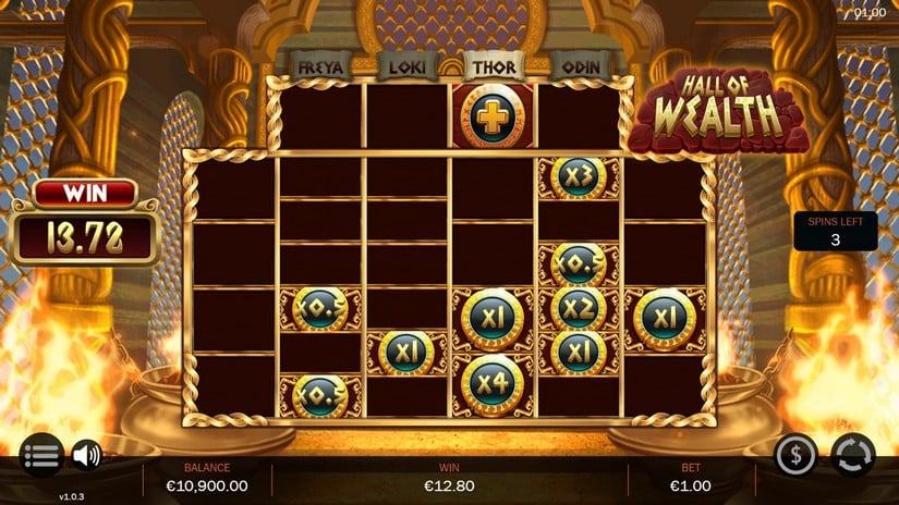 Hall of Wealth slot screen 5