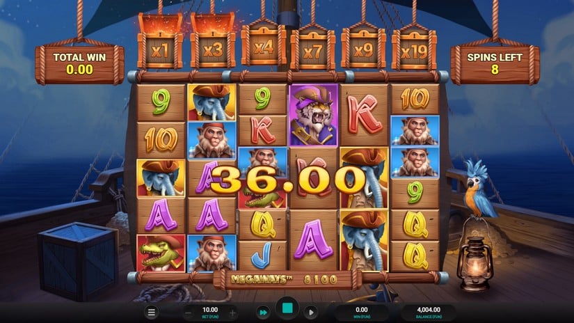 Wild Buccaneers Megaways slot screen 4