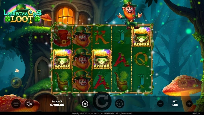 Leprechaun’s Loot slot screen 2