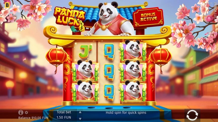 Panda Luck slot screen 2
