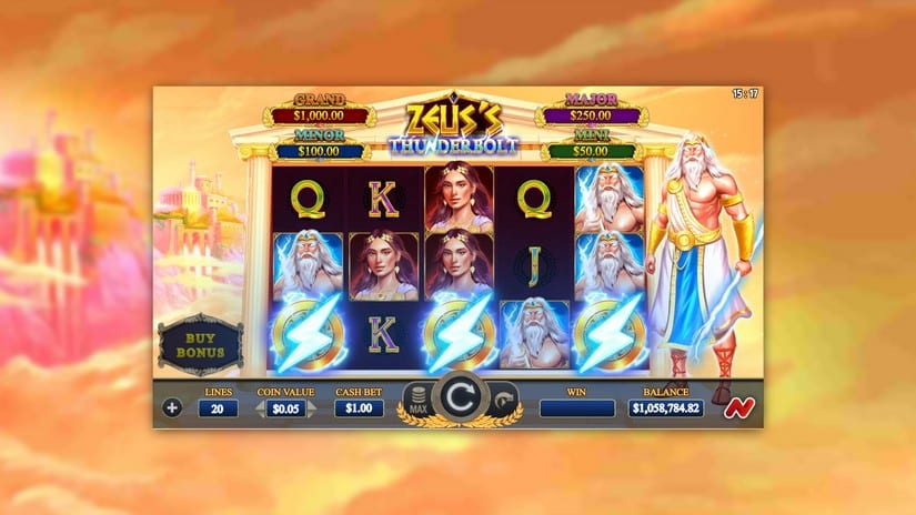Zeus’s Thunderbolt slot screen 2
