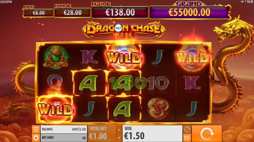 Dragon Chase slot screen 3