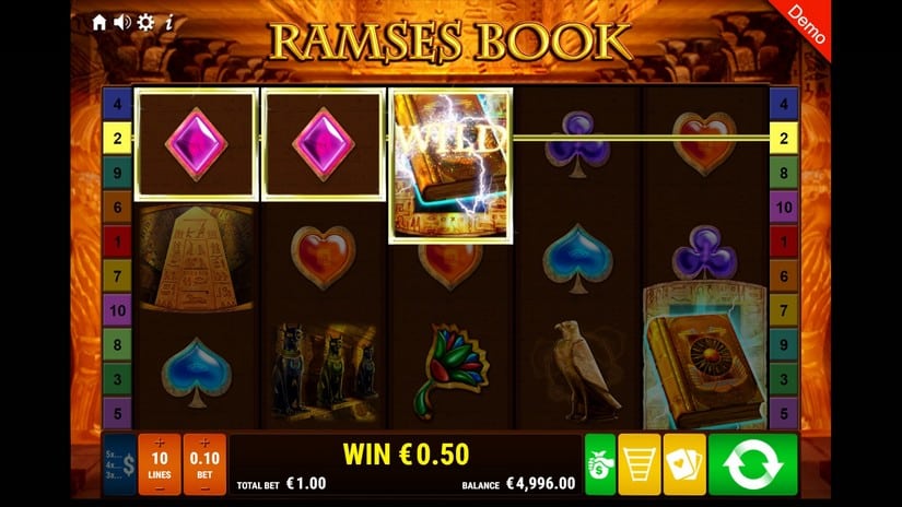 Ramses Book slot screen 3