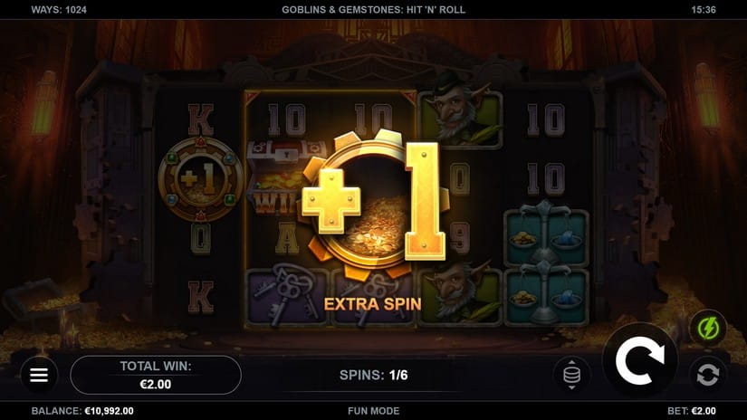 Goblins & Gemstones: Hit ‘n’ Roll slot screen 4
