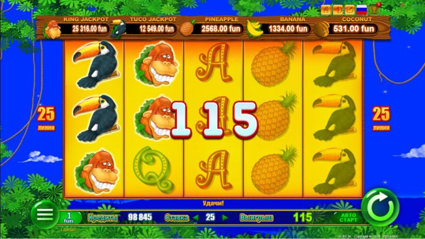 Monkey Jackpot slot screen 2