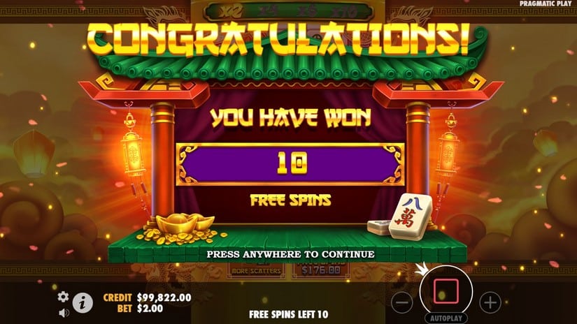 Mahjong Wins 2 slot screen 3