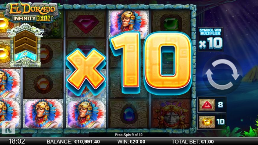 El Dorado Infinity Reels slot screen 4