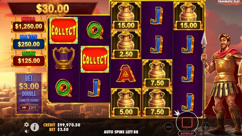 Mr Tain’s Fury: Wild Wild Gladiator slot screen 3