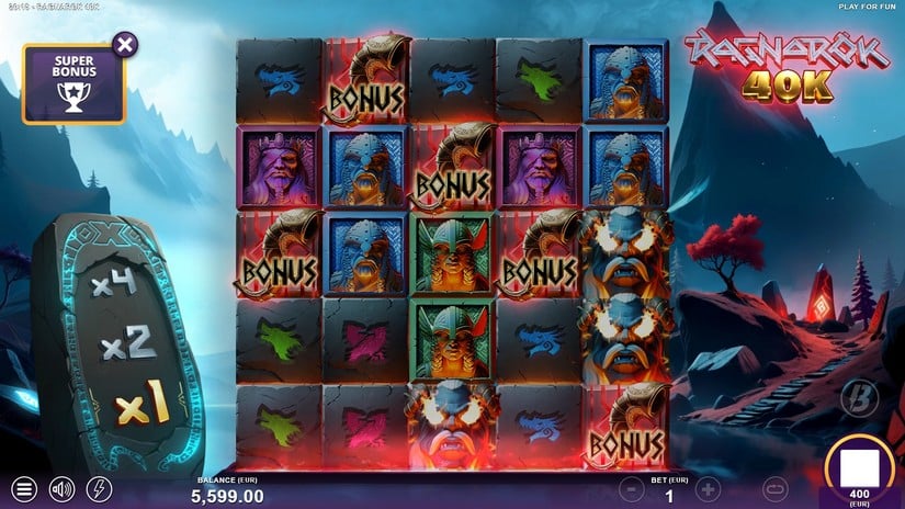 Ragnarok 40K slot screen 2