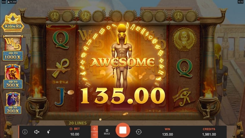Ark of Ra slot screen 5