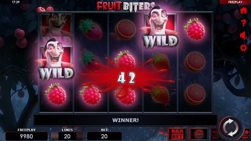 Fruit Biters slot screen 2